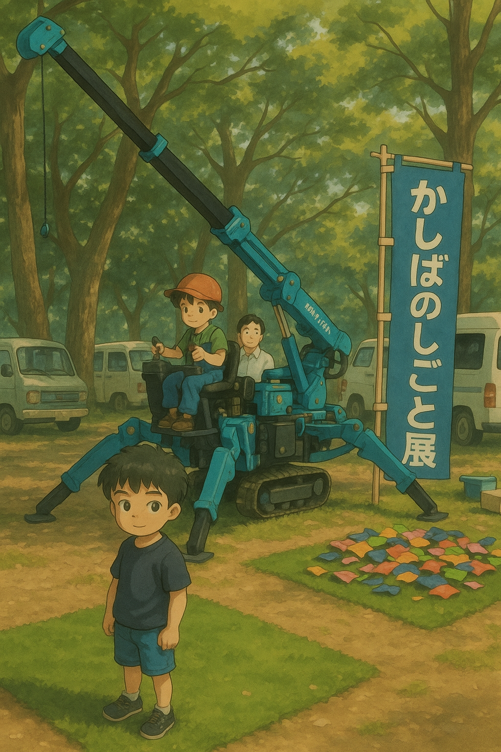 かにクレーン操縦体験